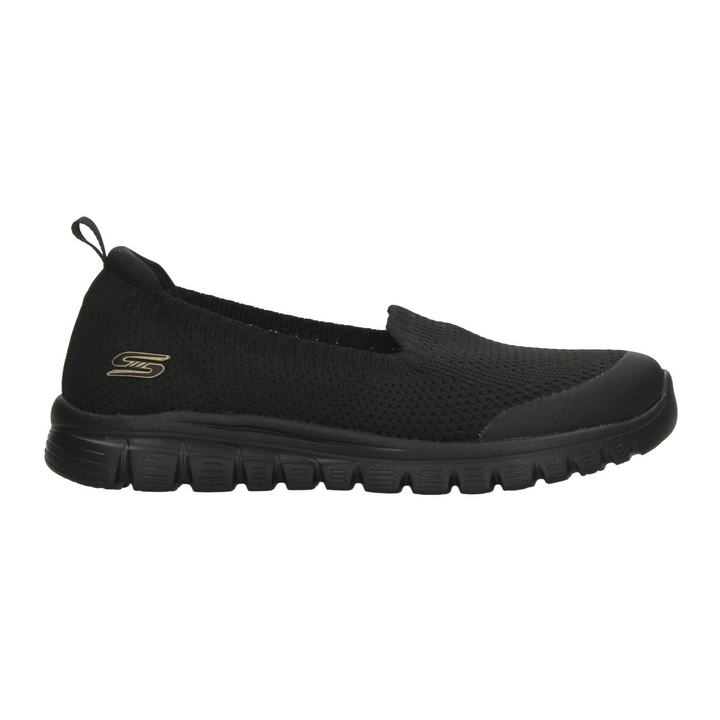 Tenis Skechers Graceful Dama Negro Deportivo Para Mujer
