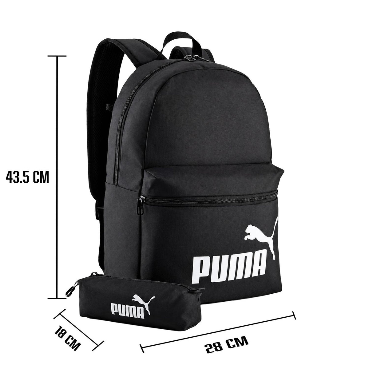 Mochila Puma Phase Negro Escolar Unisex 18L, foto 10 de 10