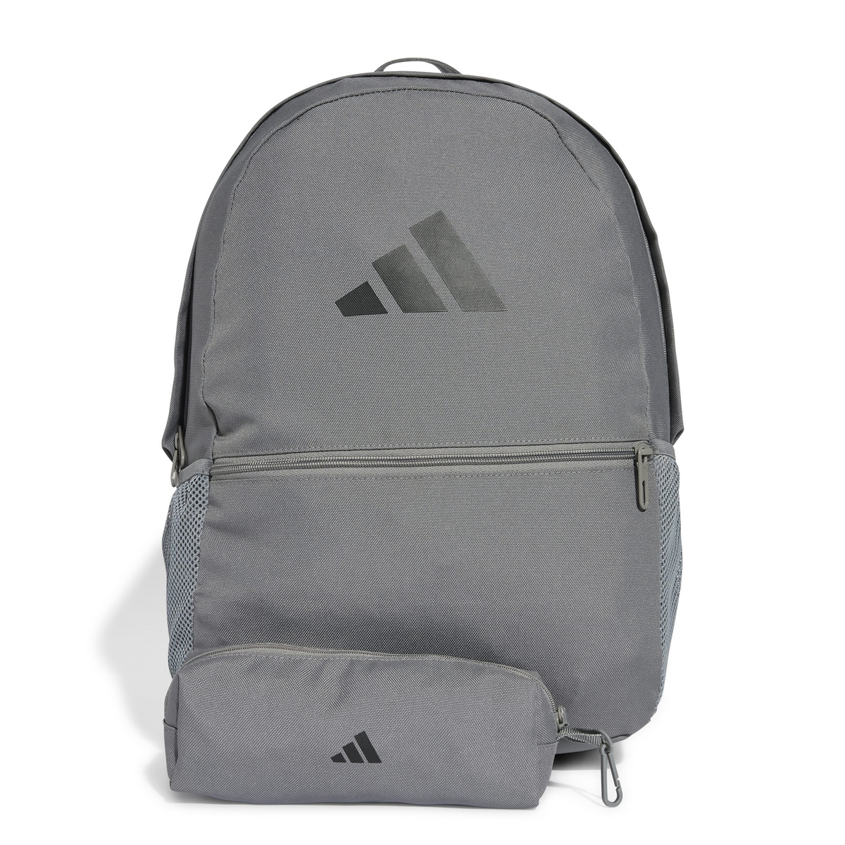 Mochila Adidas Classic 23 Gris Escolar Con Lapicera Unisex 23L, foto 1 de 10