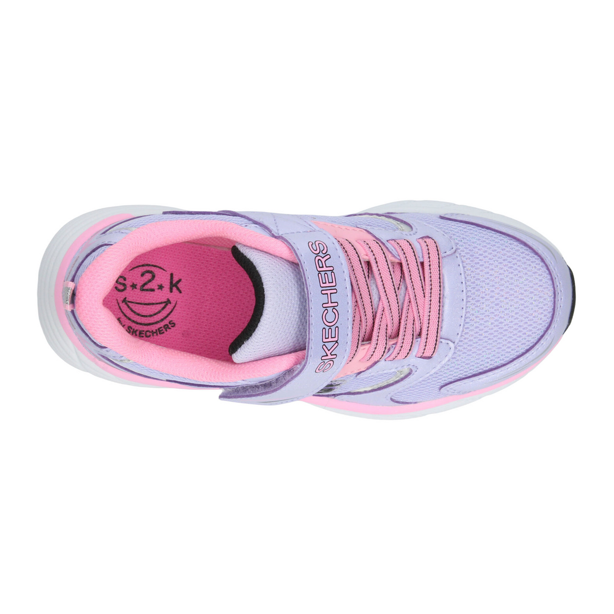 Tenis Skechers Niña Lavanda Deportivo Cinta Adhesiva Infantil T17-22, foto 8 de 10