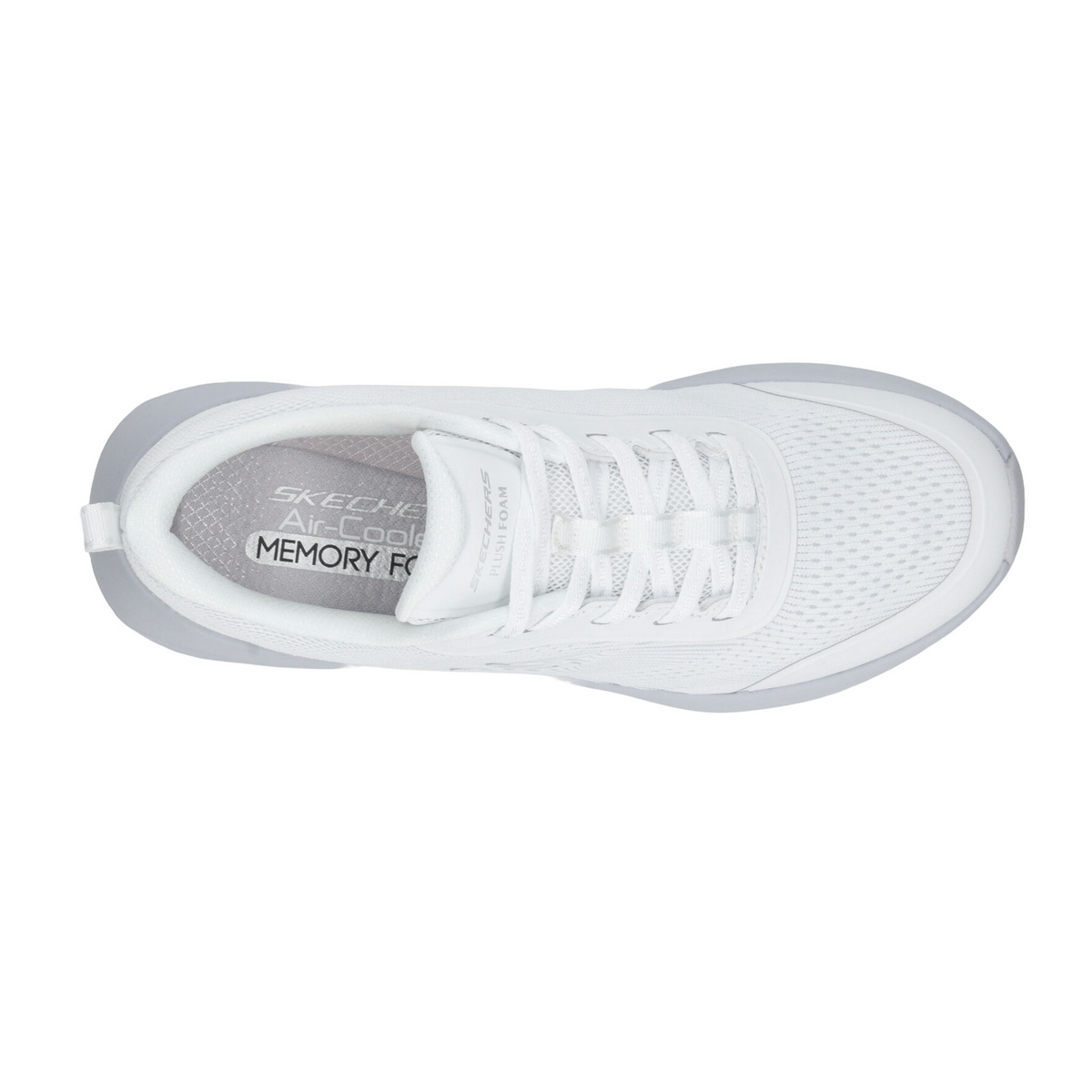 Tenis Skechers Plush Foam Dama Blanco Deportivo Mujer, foto 8 de 10