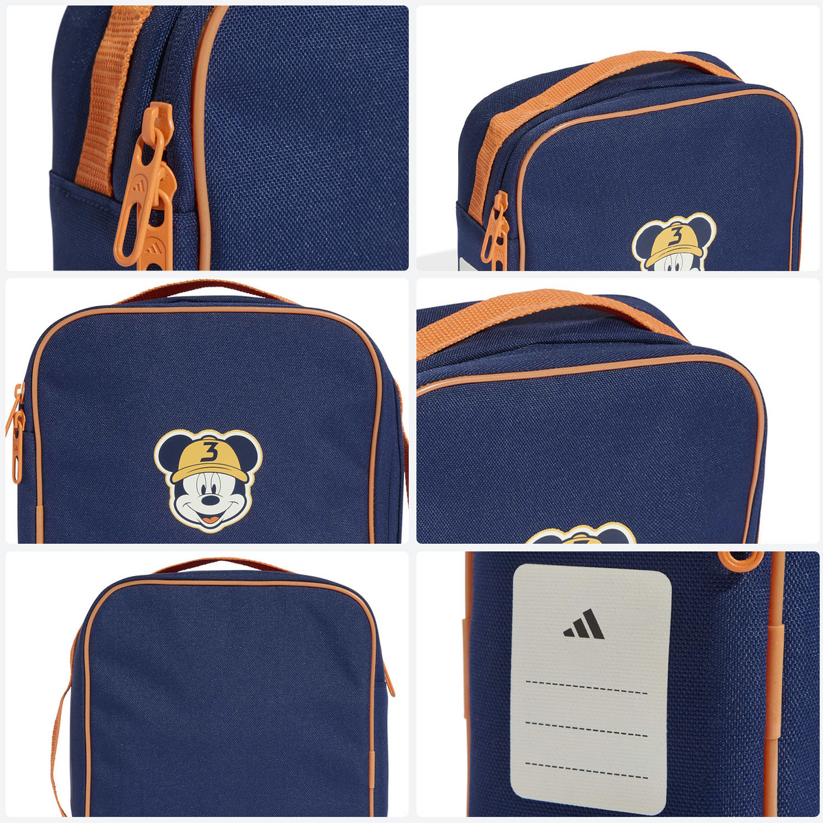 Lonchera Adidas Mickey Mouse Disney Niño Azul Escolar Infantil, foto 7 de 10