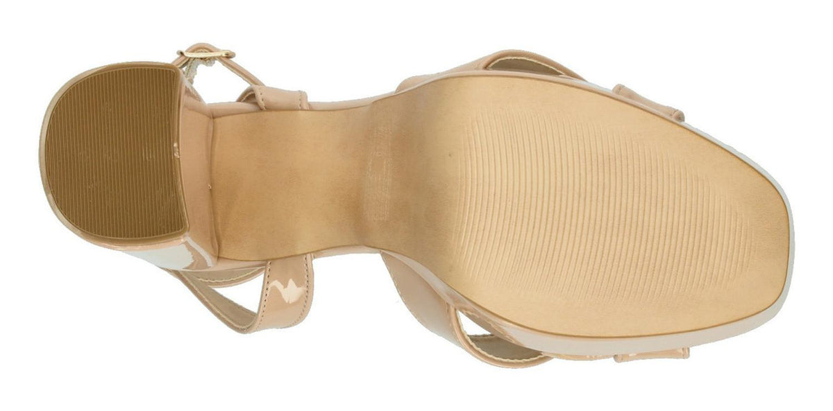 Sandalias De Fiesta Paulina Beige Para Mujer [pau869], foto 10 de 11