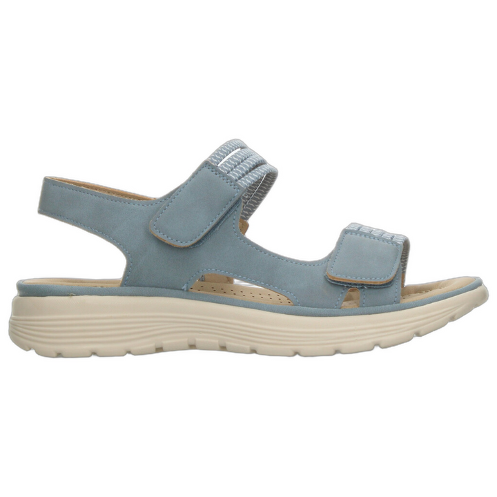 Sandalias Berlin Dama Azul Casual Para Mujer