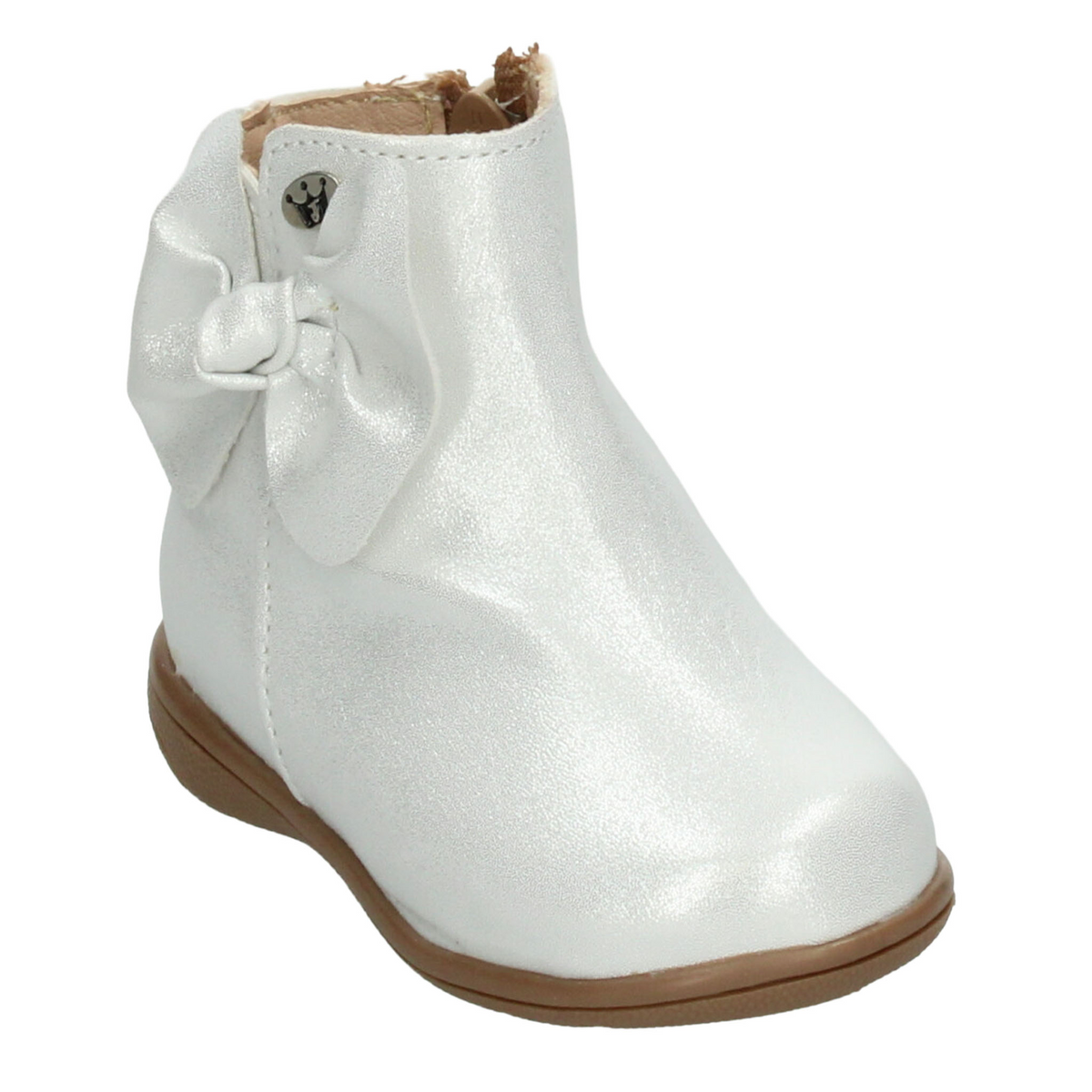 Bota Jakuna Niña Plateado Casual Cierre Moño Infantil T15-18, foto 4 de 10