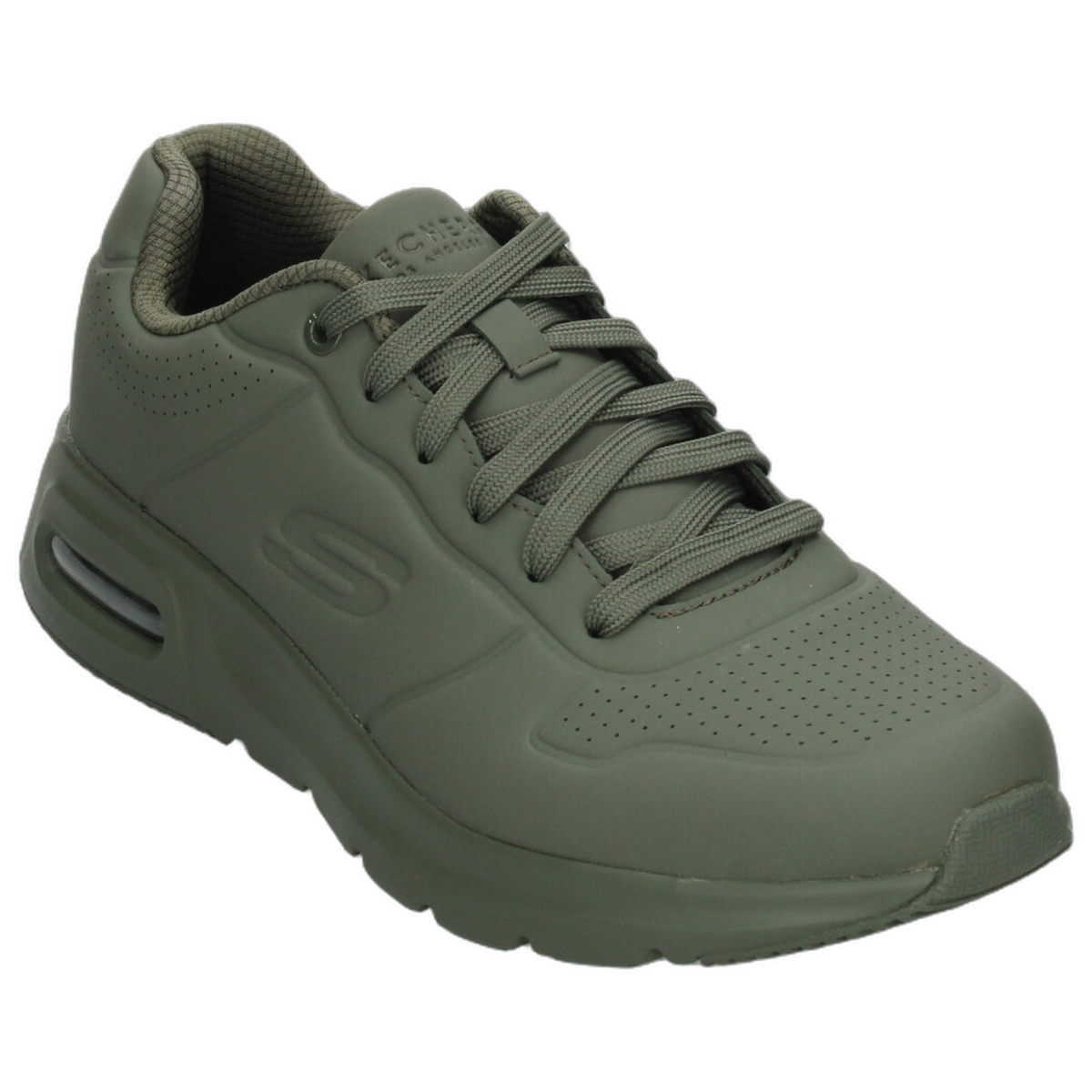 Tenis Skechers Uno Hombre Verde Oliva Casual Cinta Caballero, foto 4 de 10