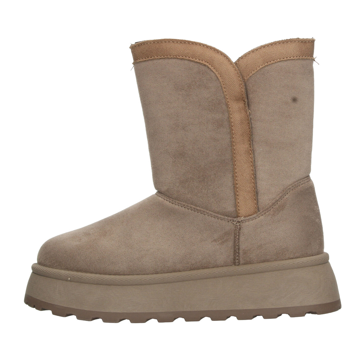 Bota Berlin Dama Latte Casual Peluche Cómoda Mujer, foto 5 de 10