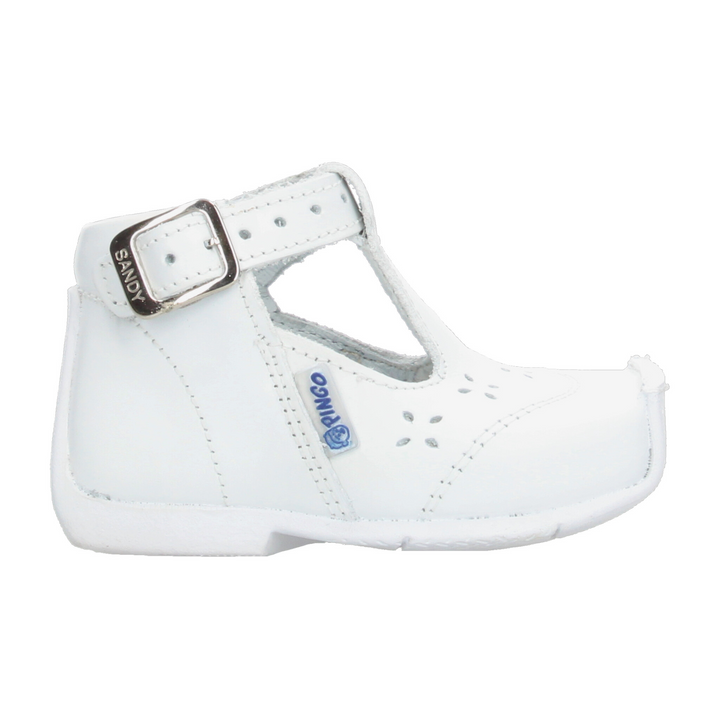 Zapato Pingo Bebé Niña Blanco Gateador Primeros Pasos Infantil T11-15