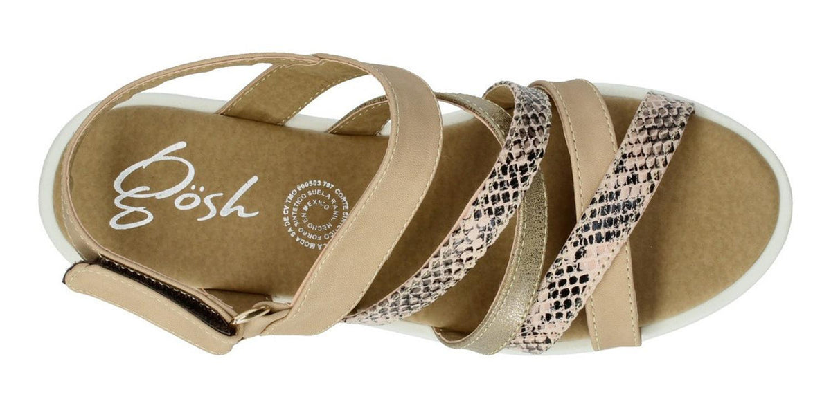 Sandalias Gosh Para Mujer 1652p-01 Beige [gos813], foto 5 de 6