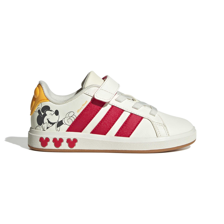 Tenis Adidas Mickey Grand Court Niño Blanco Casual Infantil T16-22
