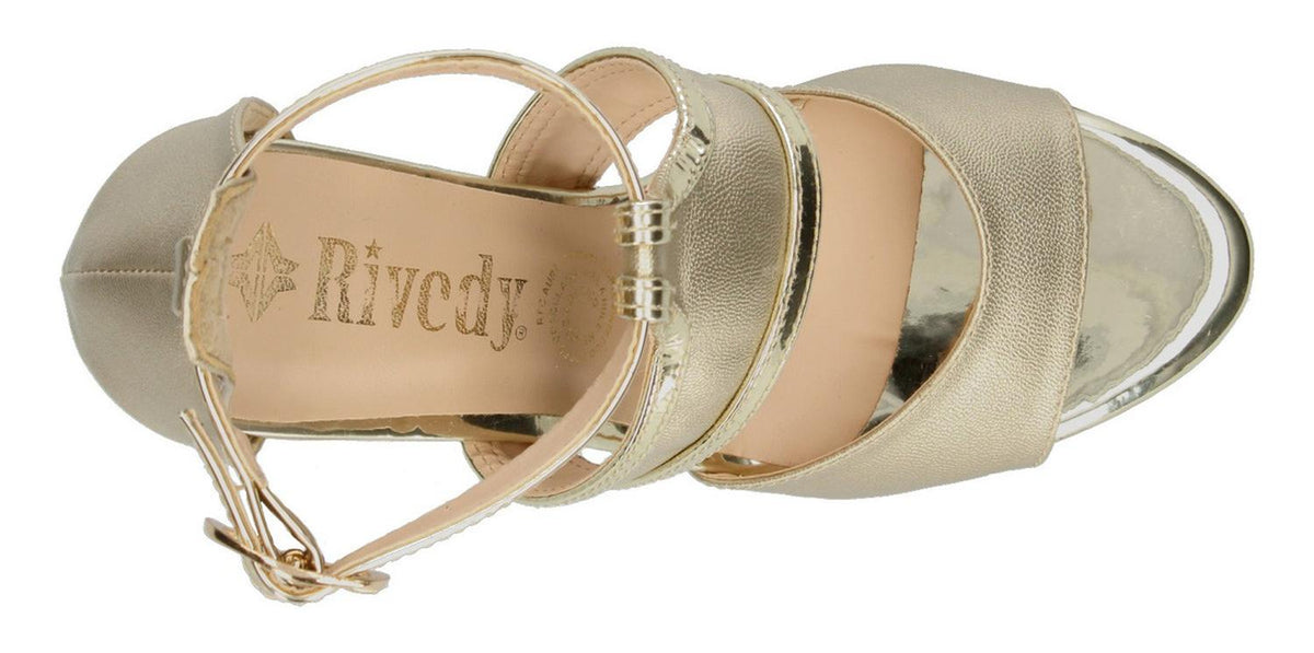 Sandalias Rivedy Para Mujer 9043 Dorado [rve15], foto 8 de 10