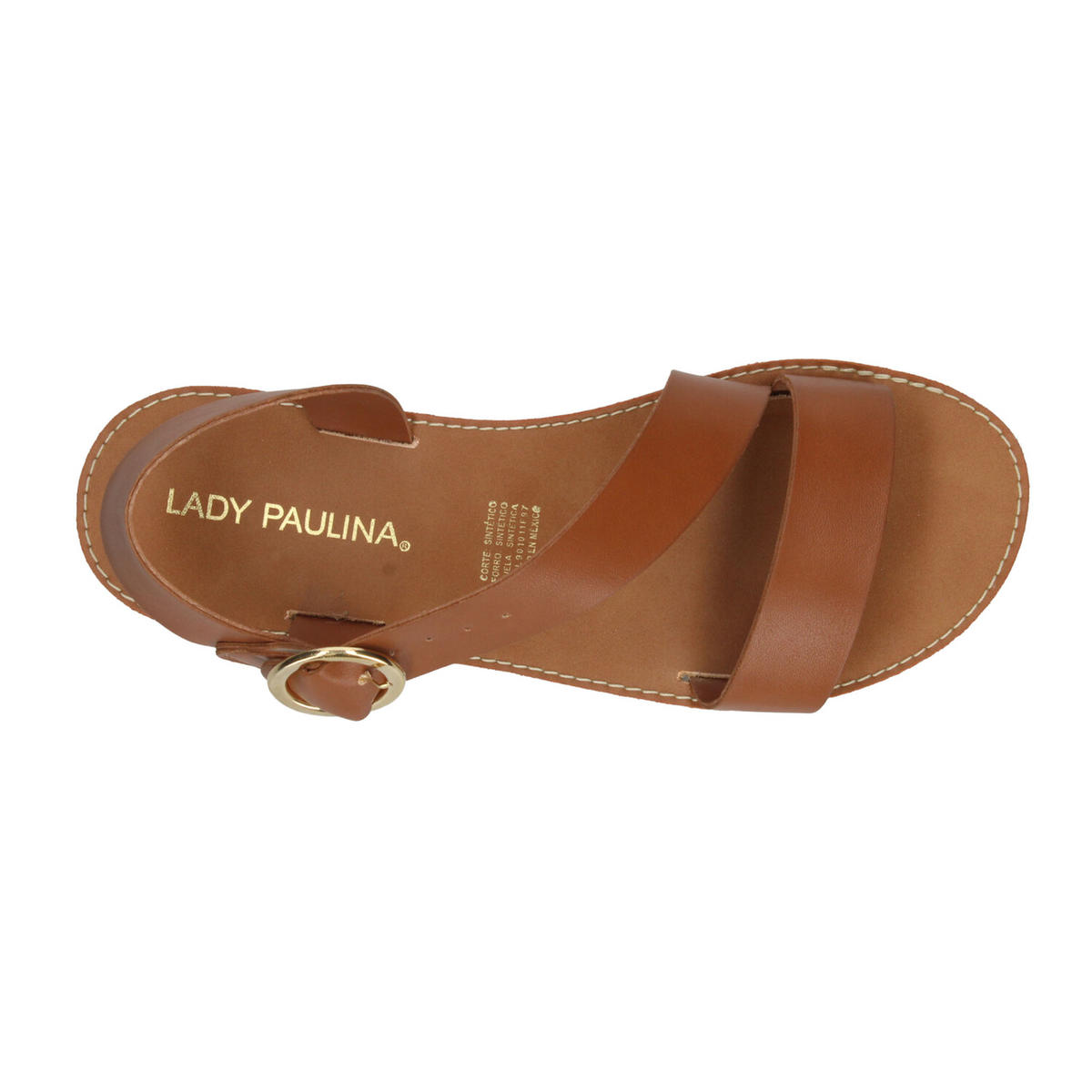 Sandalias Paulina Dama Café Casual Para Mujer, foto 8 de 10