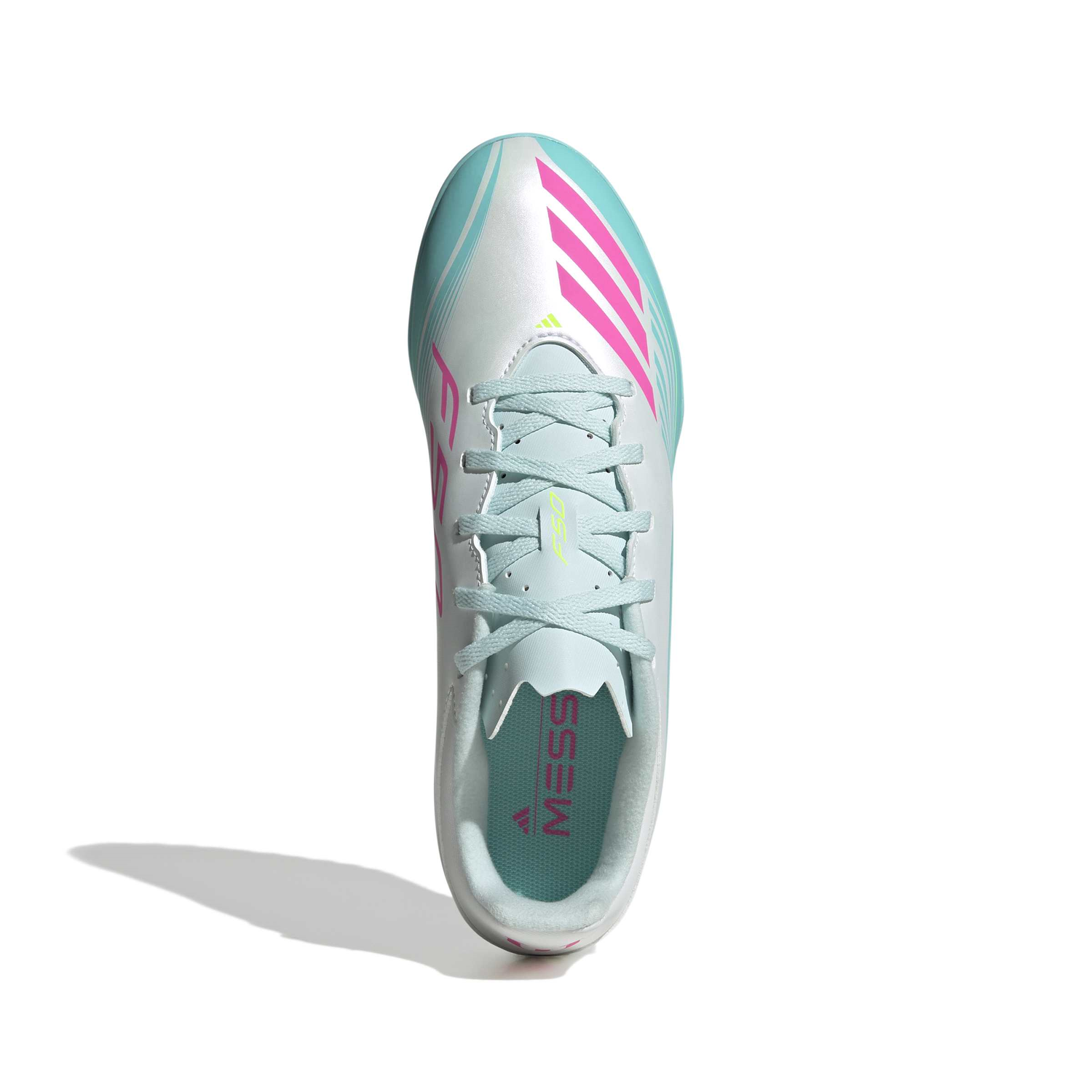 Tenis Adidas F50 Messi Hombre Blanco Fútbol Tacos Para Caballero