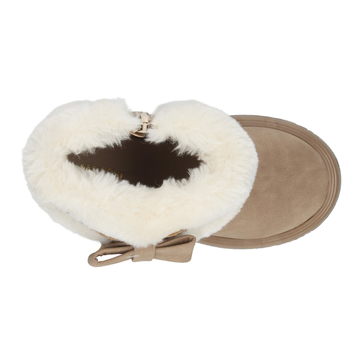 Bota Paressi Niña Café Casual Peluche Infantil T18-22, foto 8 de 10