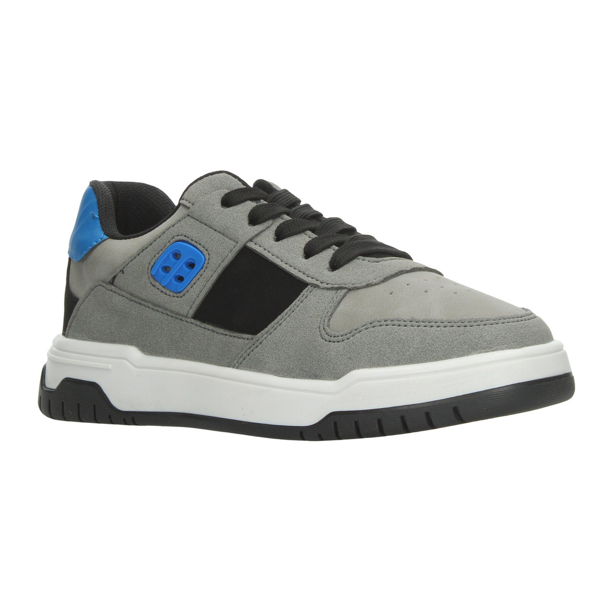 Tenis Yuyin Niño Gris Casual Cómodo Cintas Infantil T18-22, foto 2 de 10