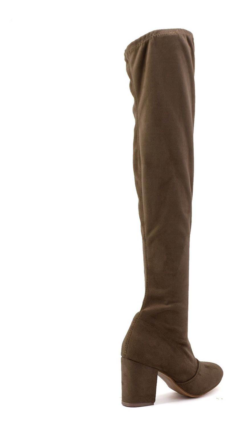 Bota Long Beach Para Mujer 7512 Cafe [lbe41], foto 4 de 6