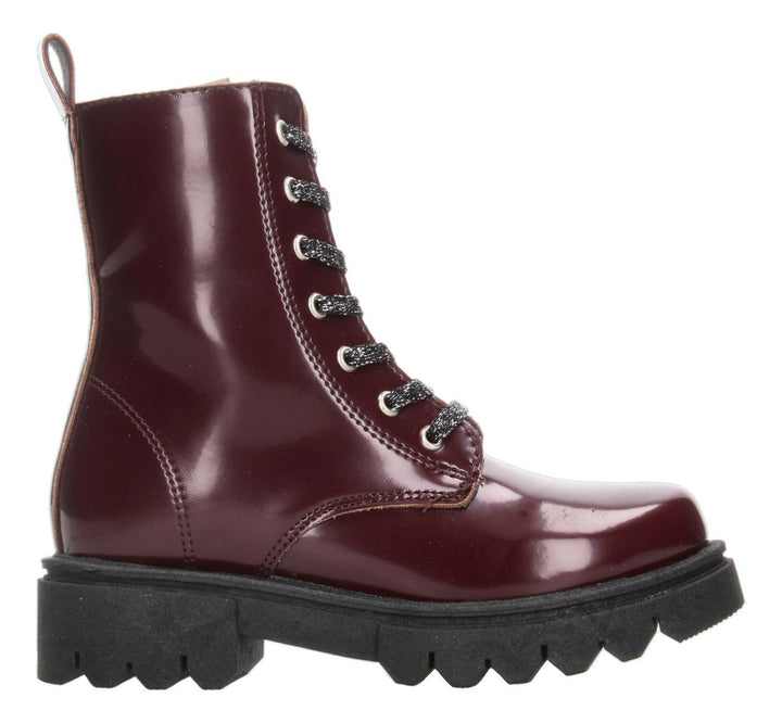 Bota Jakuna Niña Rojo Vino Casual Infantil