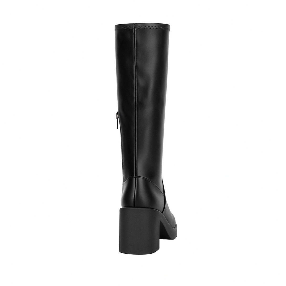 Bota Efe Dama Negro Larga Tacón Para Mujer, foto 7 de 10