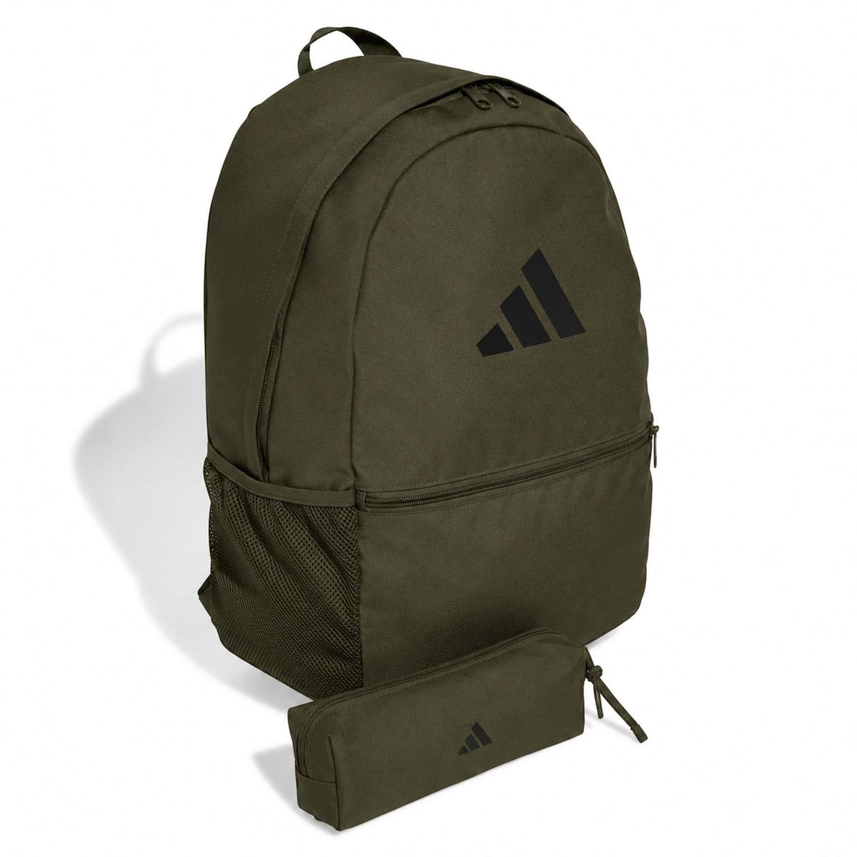 Mochila Adidas Classic 23 Olivo Escolar Con Lapicera Unisex 23L, foto 8 de 10