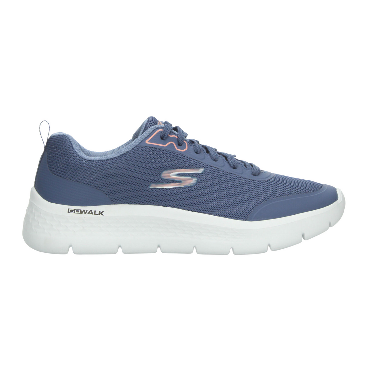 Tenis Skechers Go Walk Flex Dama Azul Deportivo Cintas Mujer, foto 10 de 10