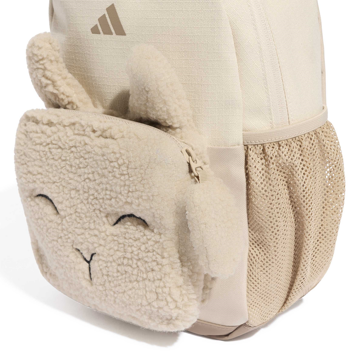 Mochila Adidas Fleece Niña Beige Escolar Acolchada Infantil 12L, foto 6 de 10