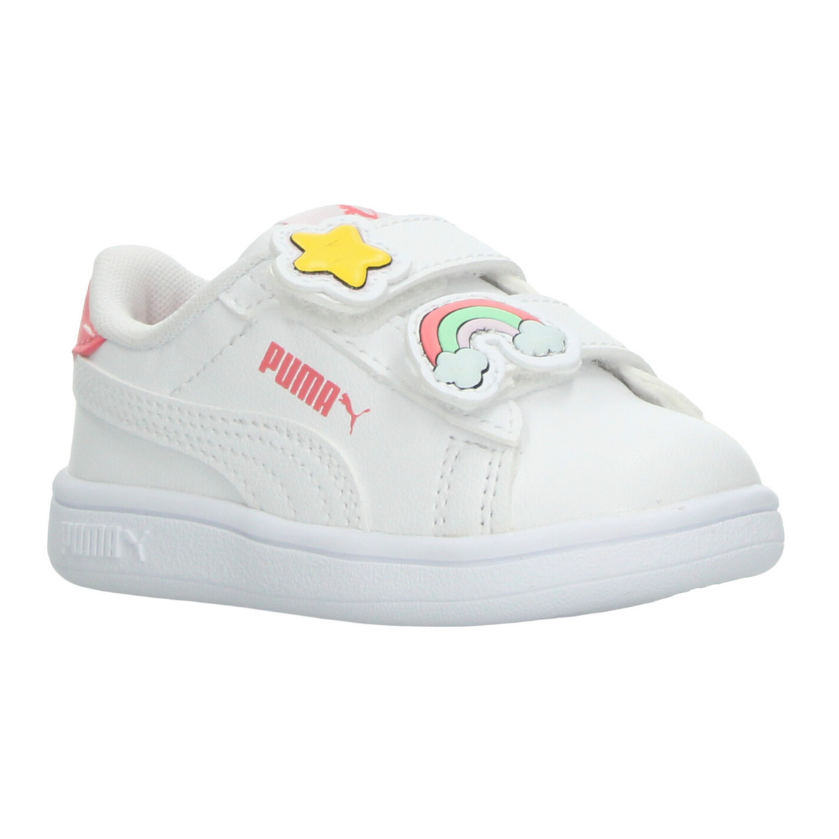 Tenis Puma Smash 3.0 Niña Blanco Escolar Casual Infantil T11-16, foto 2 de 10