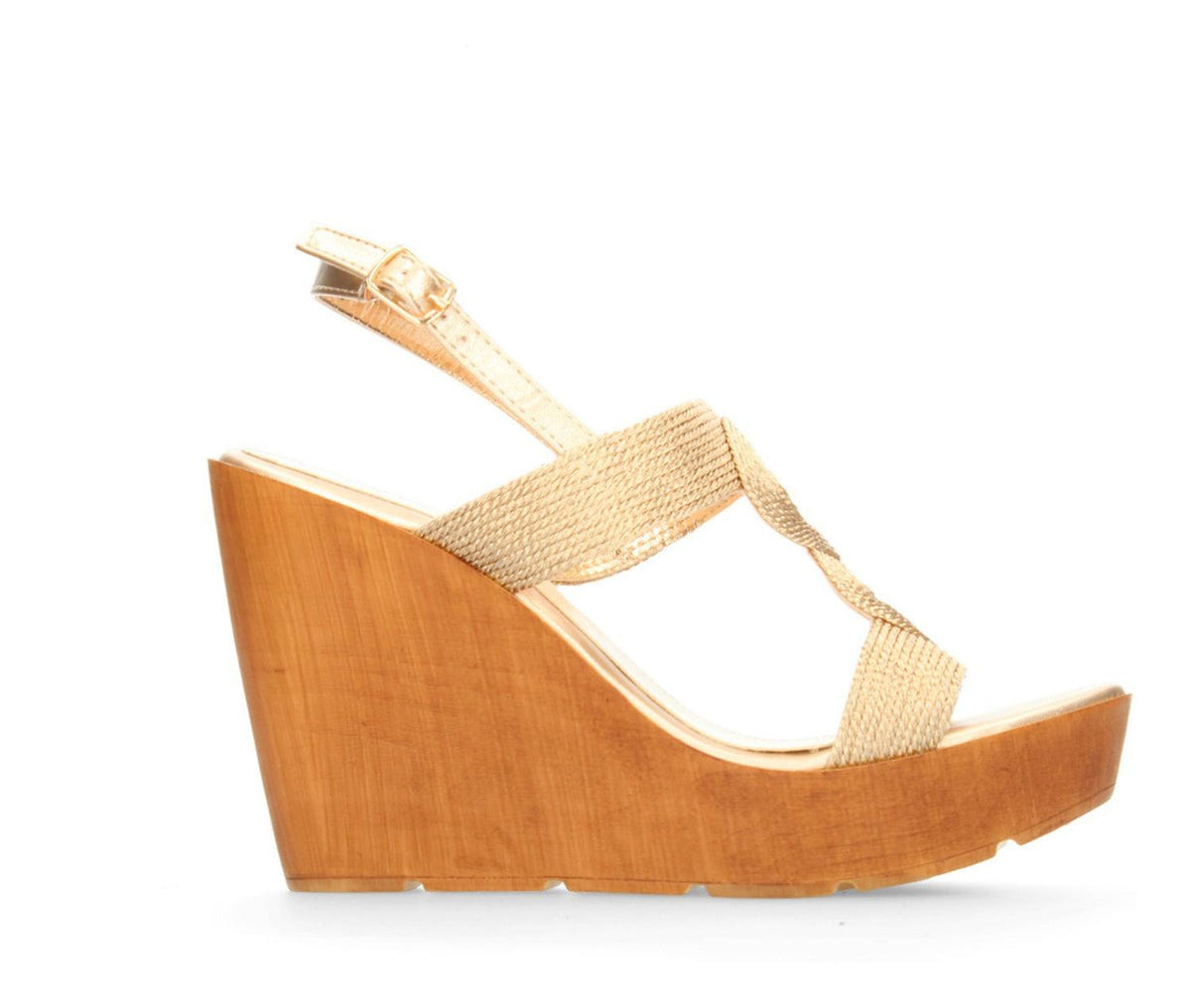 Sandalias Manila Para Mujer B1013 Dorado [mla295], foto 2 de 10