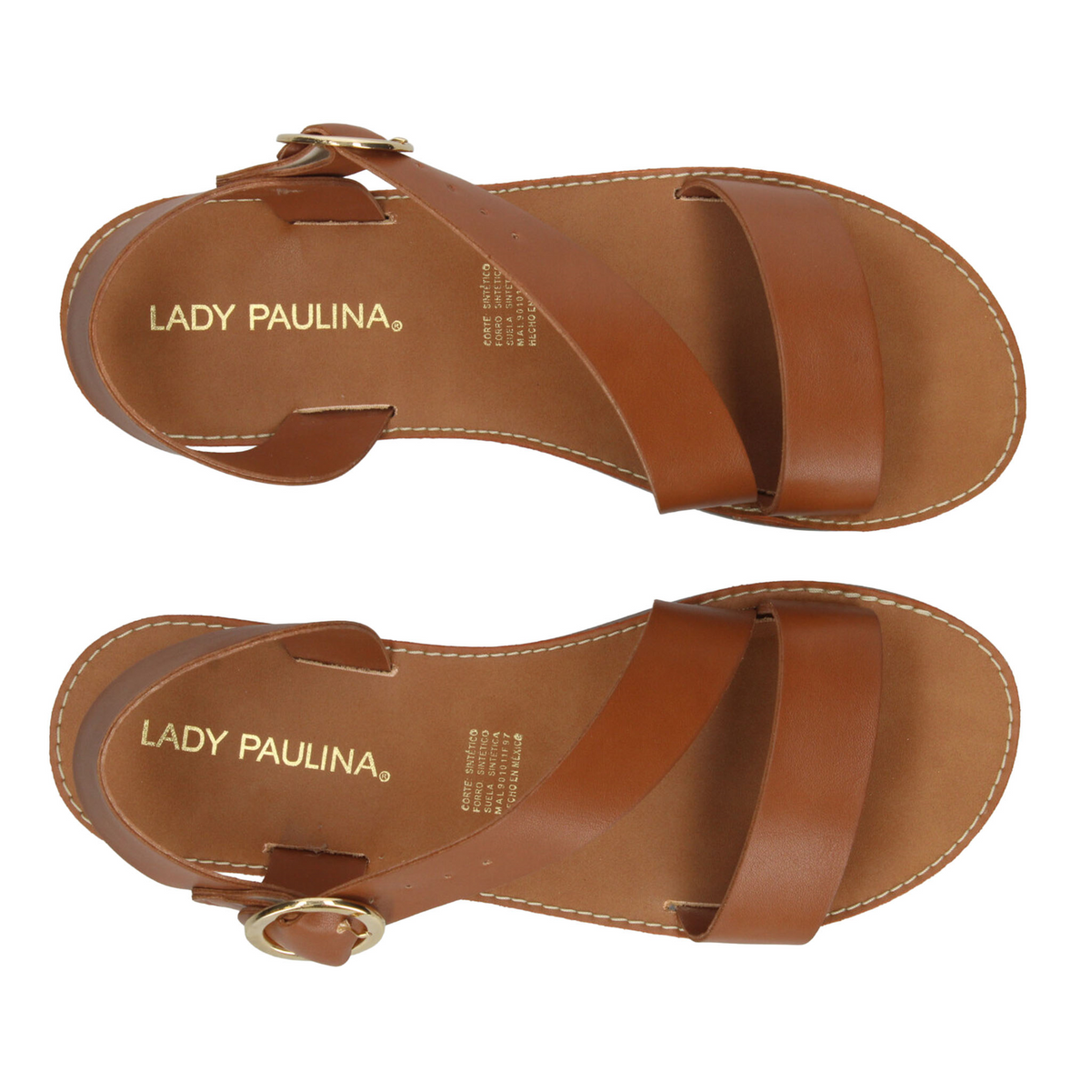 Sandalias Paulina Dama Café Casual Para Mujer, foto 10 de 10
