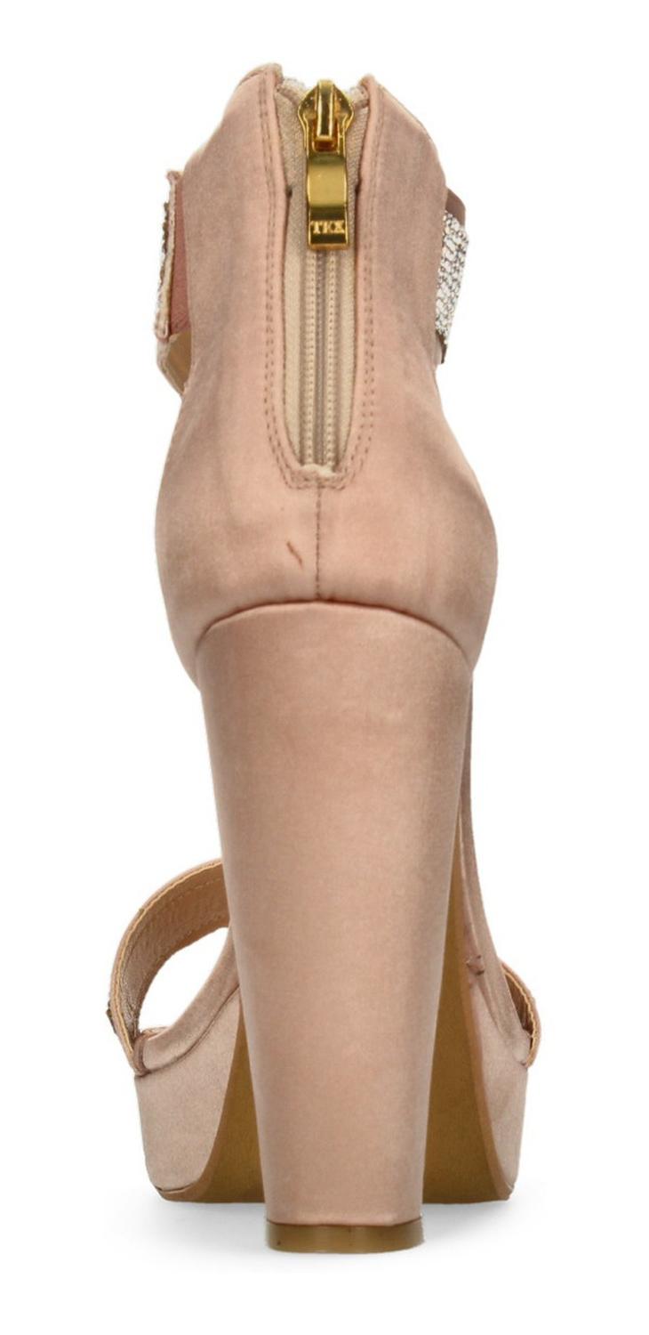 Sandalias De Fiesta Manila Para Mujer 7079 Rosa [mla329], foto 7 de 10