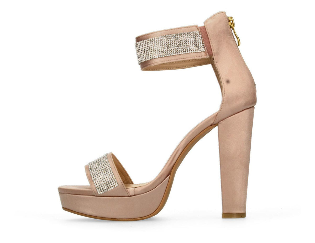 Sandalias De Fiesta Manila Para Mujer 7079 Rosa [mla329], foto 3 de 10