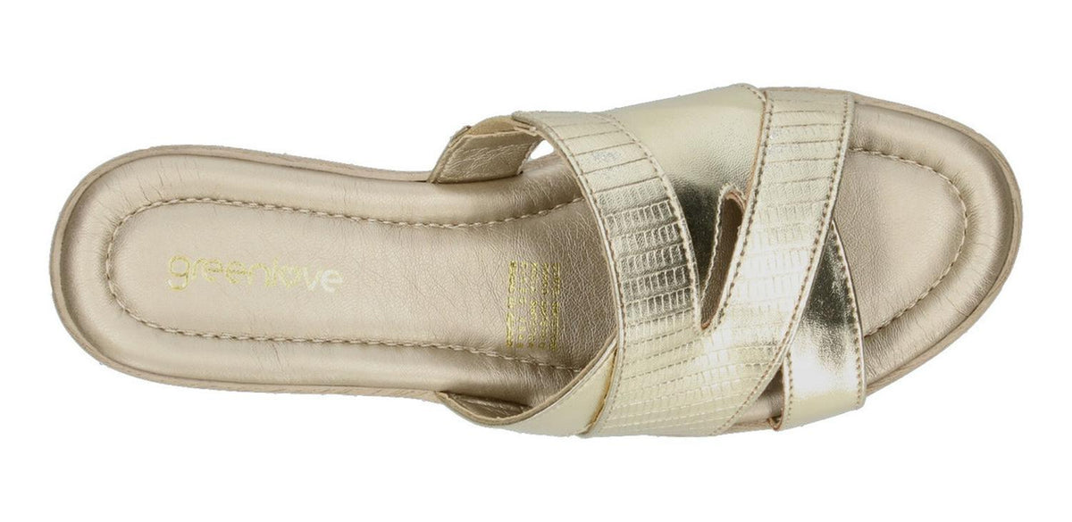 Sandalias Green Love Para Mujer 92082 Dorado [gre41], foto 9 de 10
