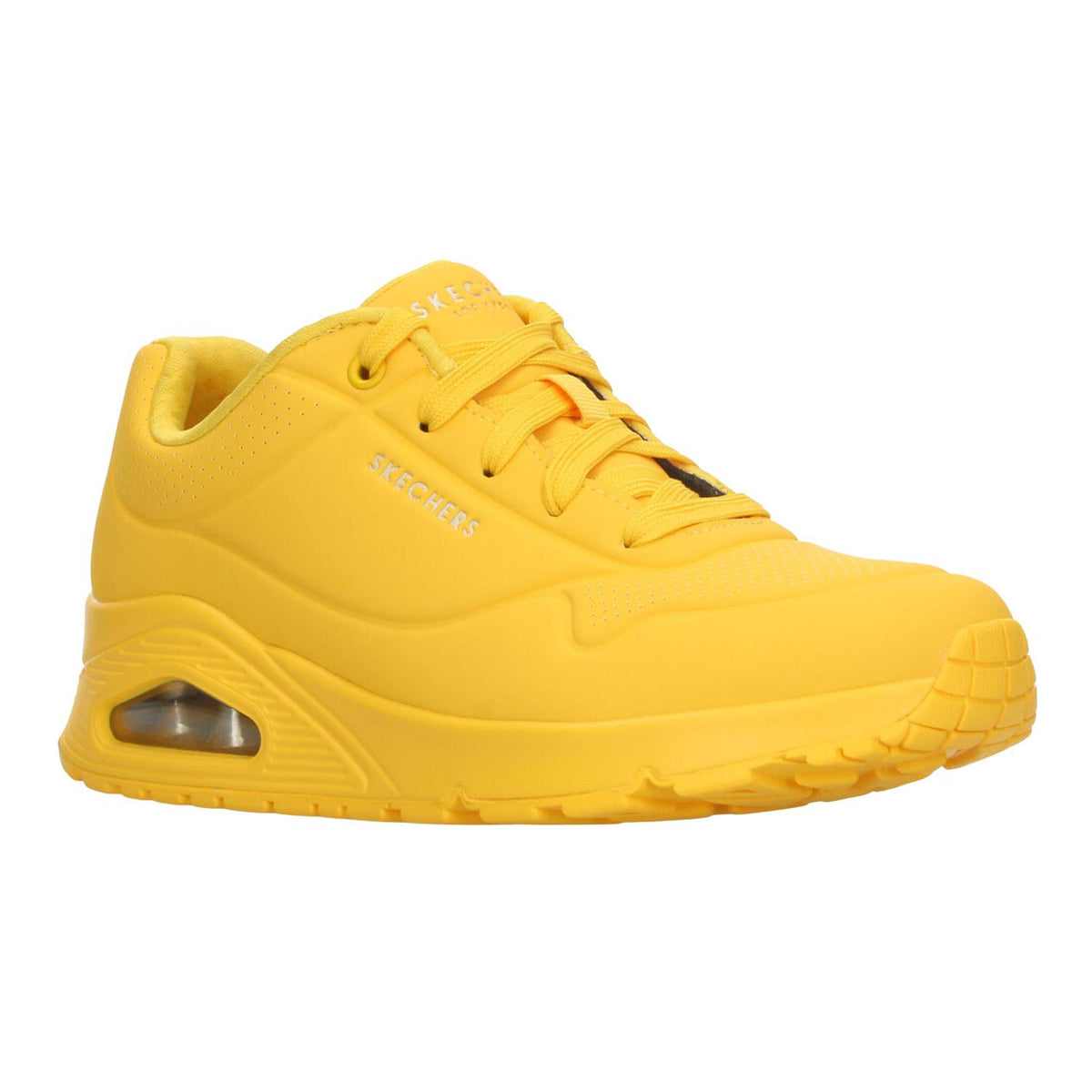 Tenis Skechers Uno Stand On Air Dama Amarillo Casual Para Mujer, foto 2 de 10