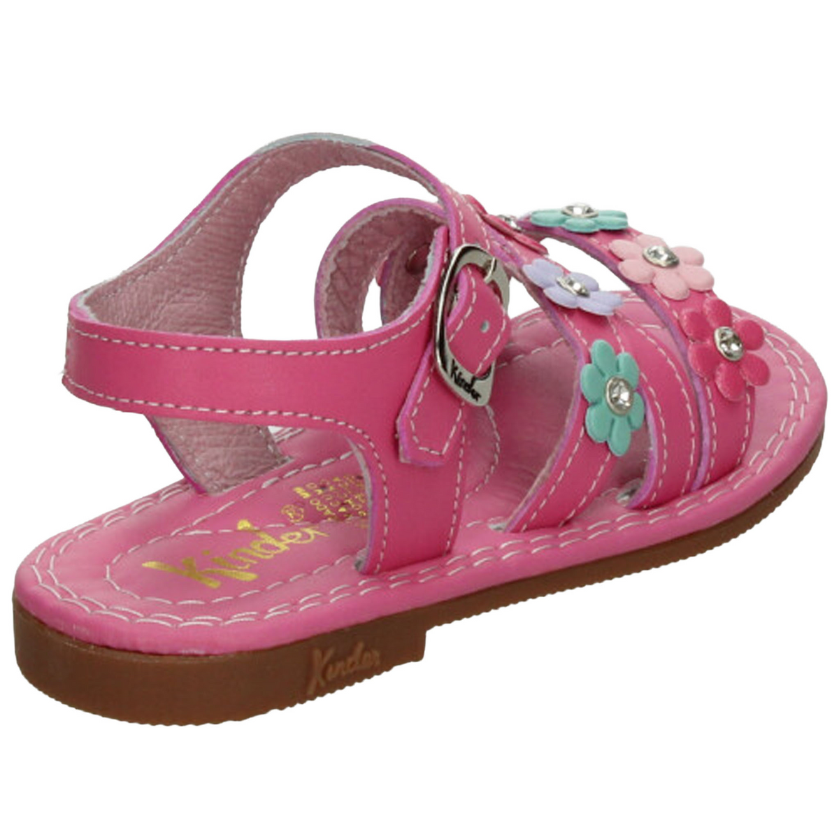 Sandalias Kinder Niña Rosa Casual Infantil T14-18, foto 3 de 10