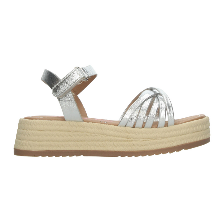 Sandalias Vavito Niña Plateado Casual Infantil T18-22