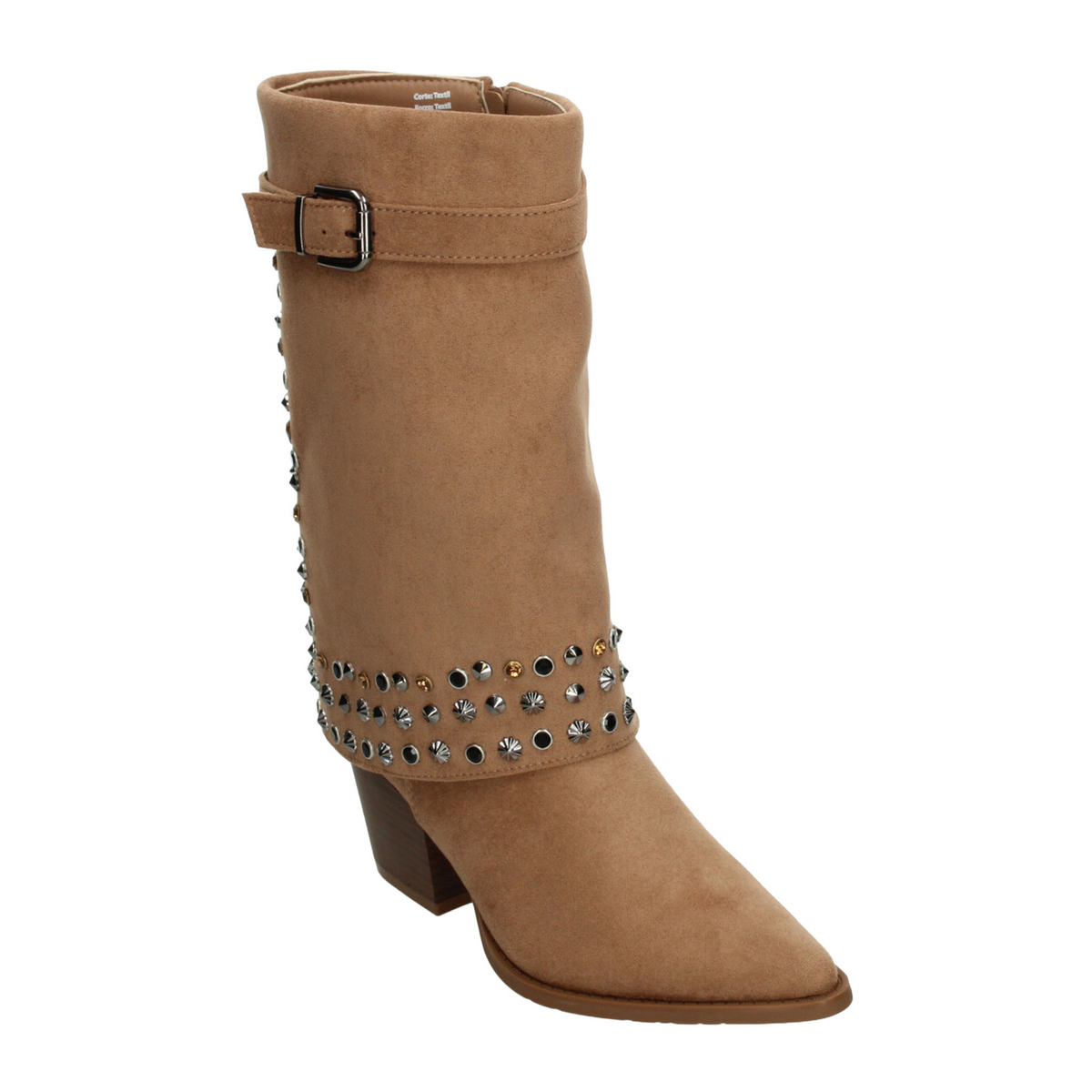 Bota Perugia Dama Beige Casual Pedreria Vaquera Mujer, foto 4 de 10