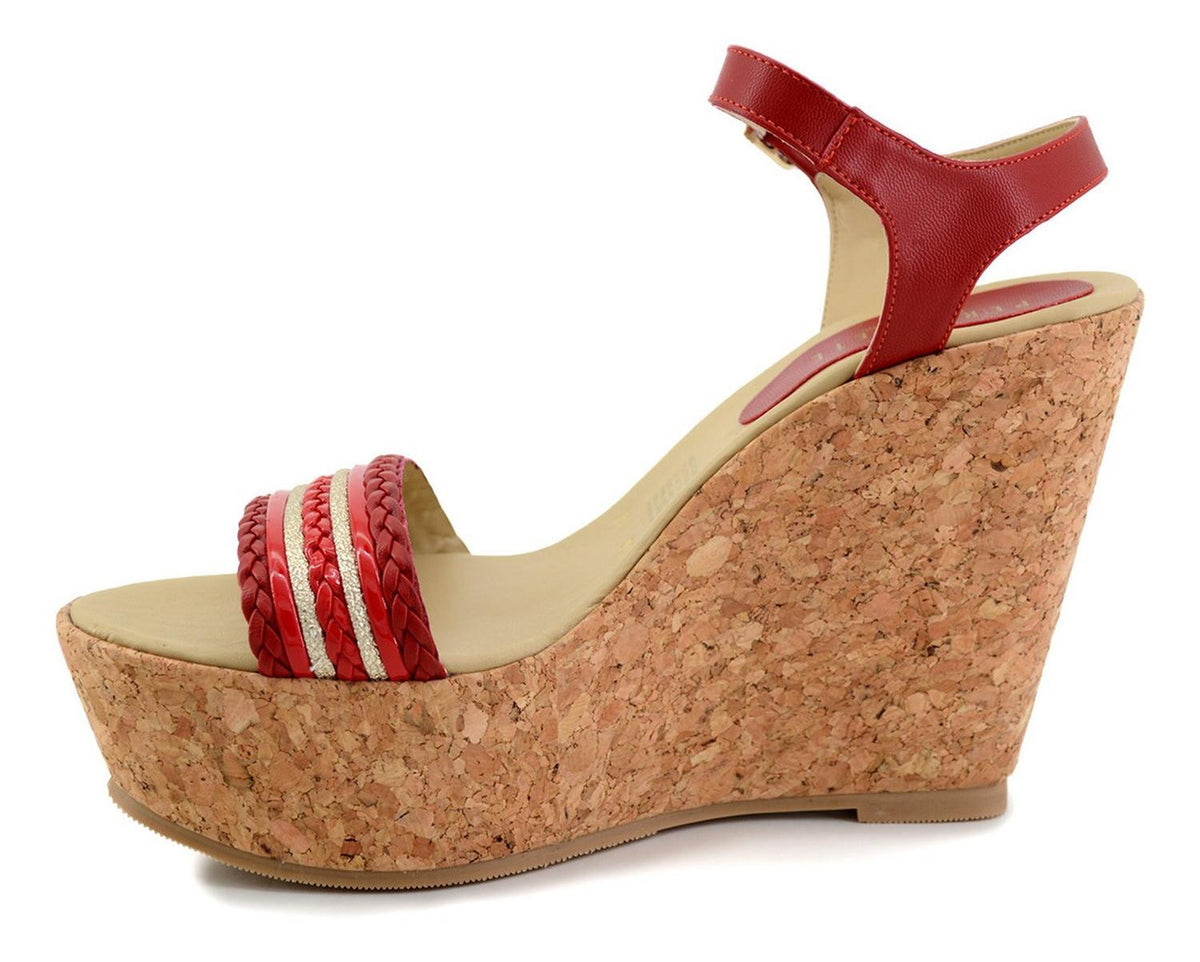 Sandalias Perez Lete Para Mujer 99004 Rojo [plt162], foto 2 de 6