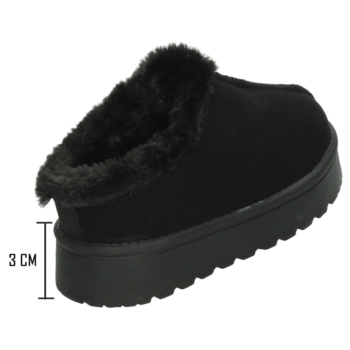 Zueco Vavito Niña Negro Casual Peluche Juvenil T22-27, foto 3 de 10