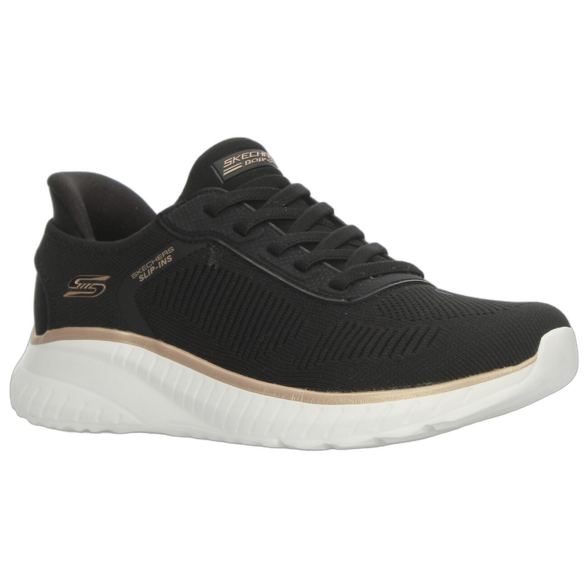 Tenis Skechers Bobs Slip-Ins Dama Negro Deportivo Mujer, foto 2 de 10
