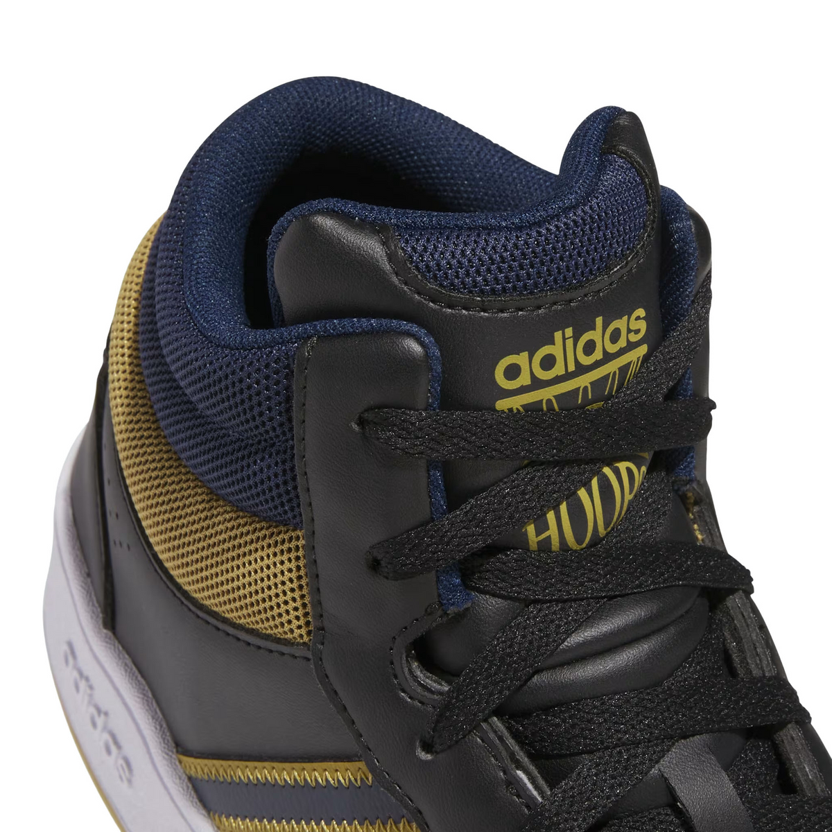 Tenis Adidas Hoops Mid Classic Hombre Negro Casual Botín Caballero, foto 5 de 10