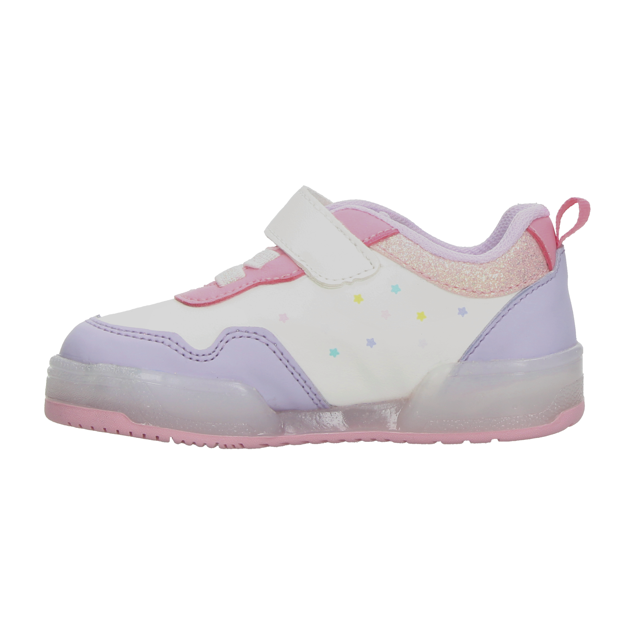 Tenis Bluey Niña Blanco Casual Luz Led Infantil T15-18