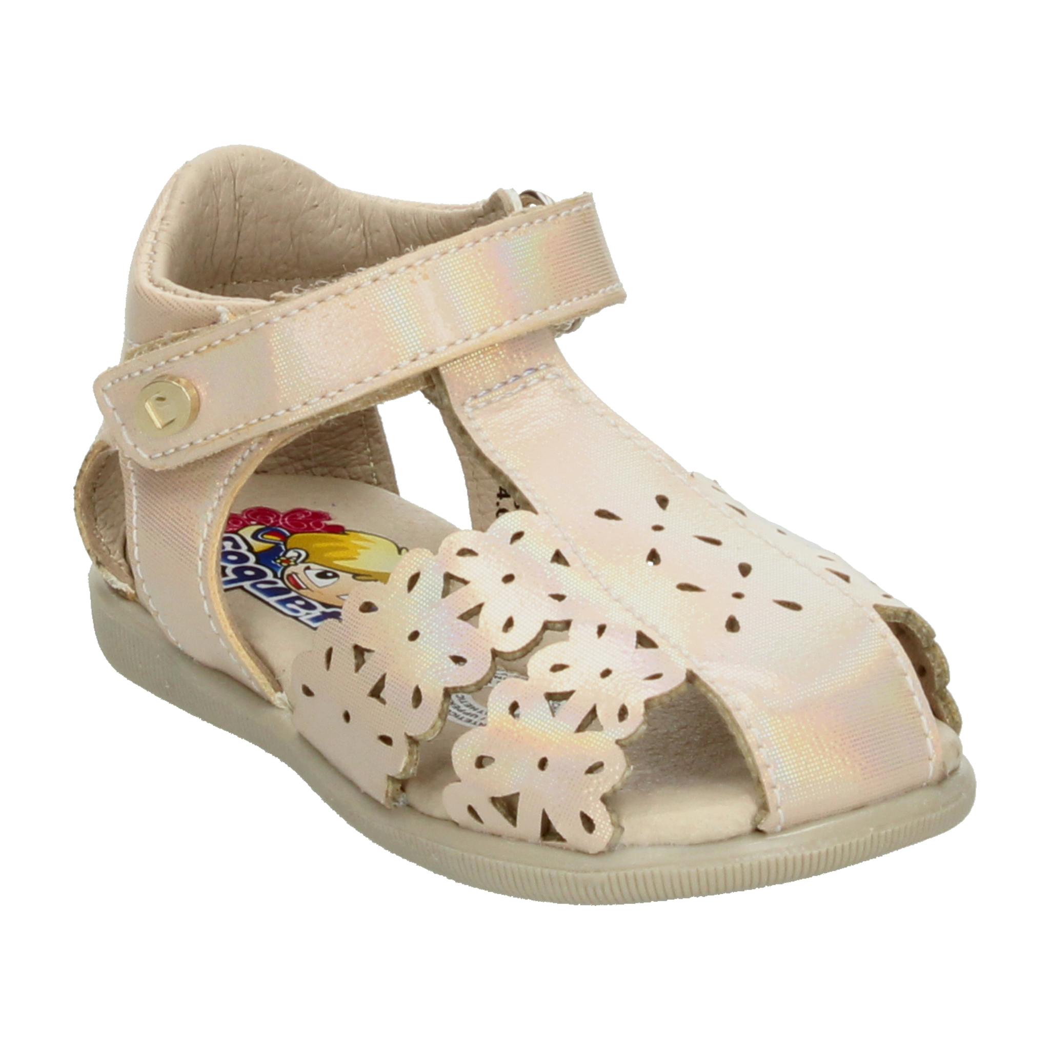 Sandalias Coqueta Niña Beige Casual Infantil T11-13