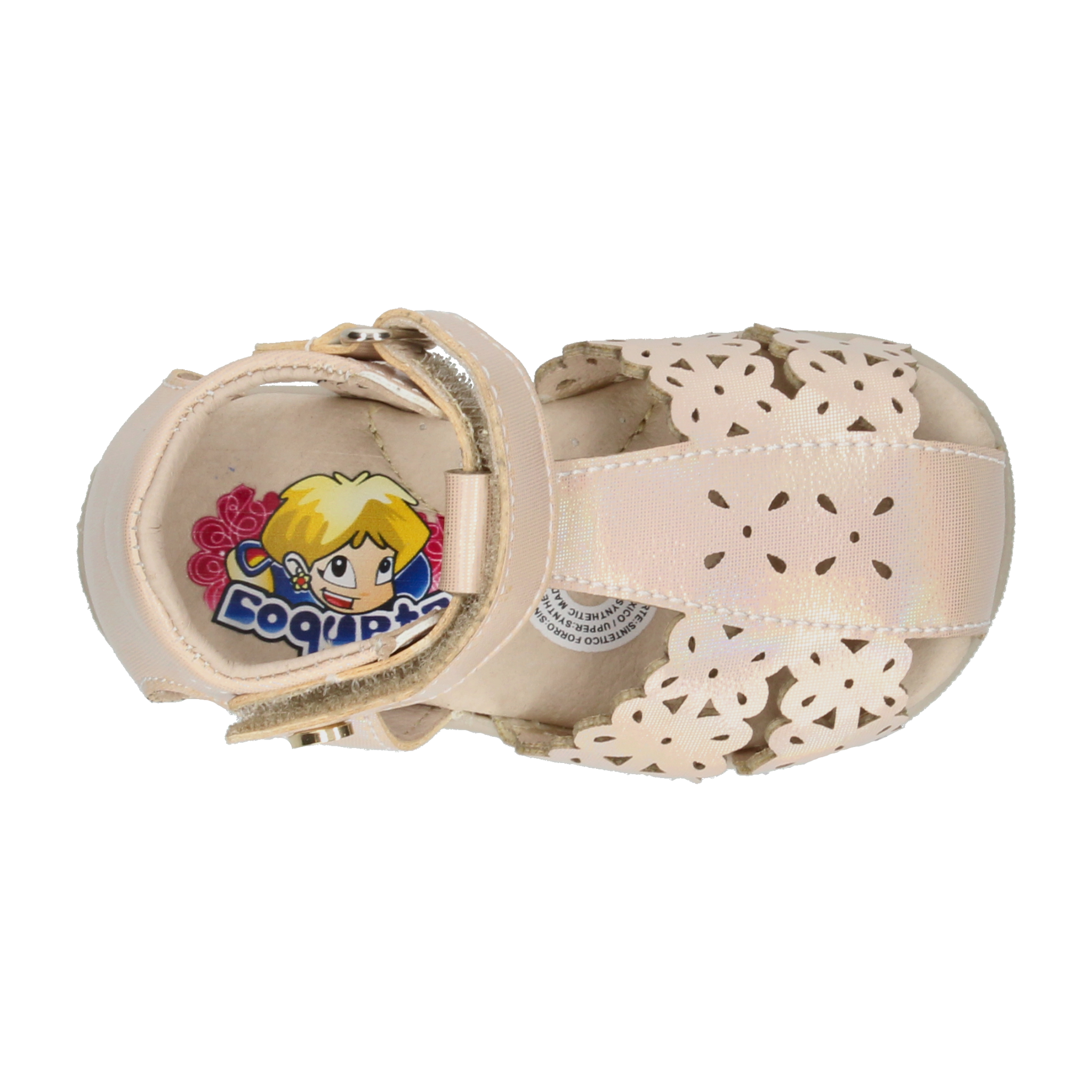 Sandalias Coqueta Niña Beige Casual Infantil T11-13