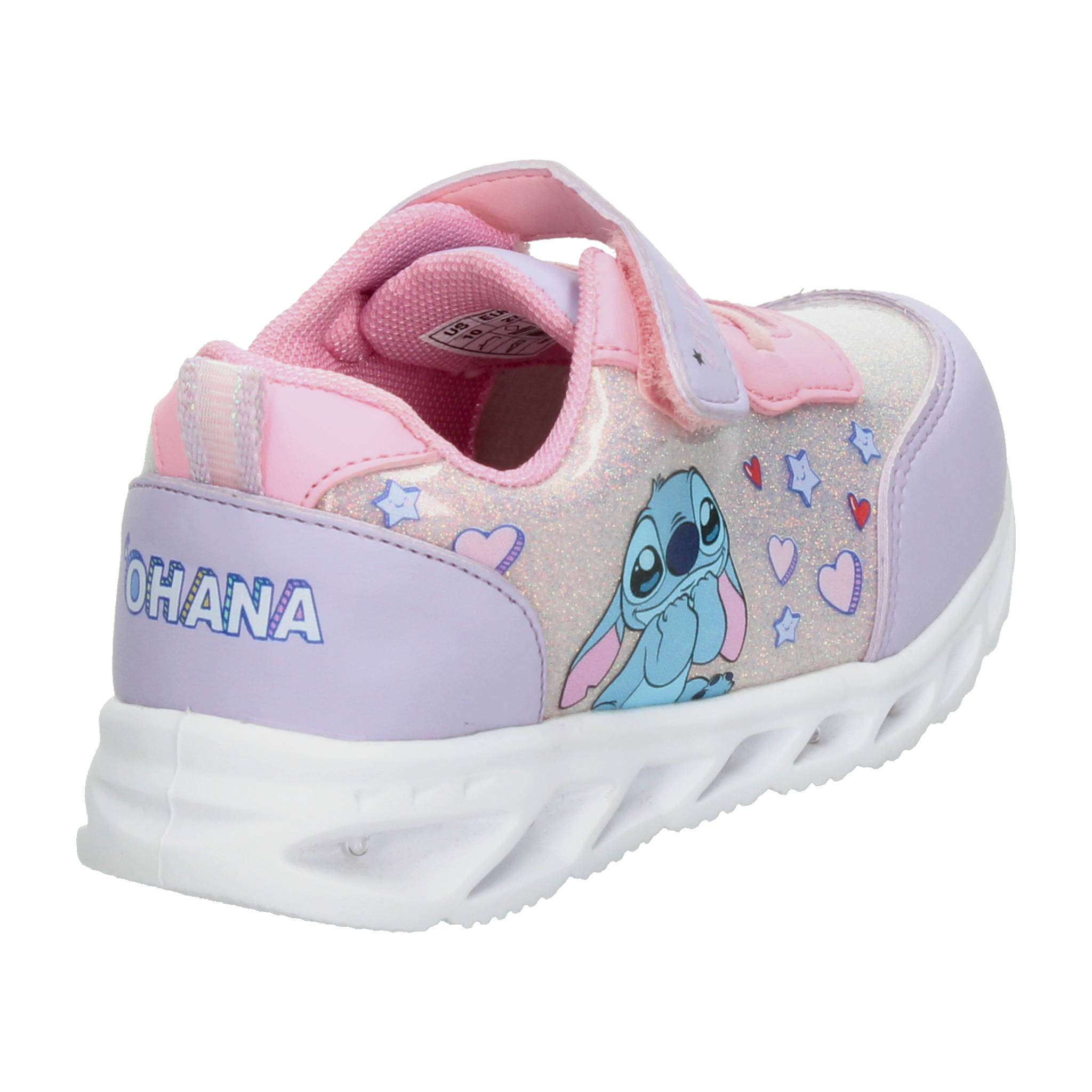 Tenis Disney Niña Lila Casual Luz Led Infantil T15-18