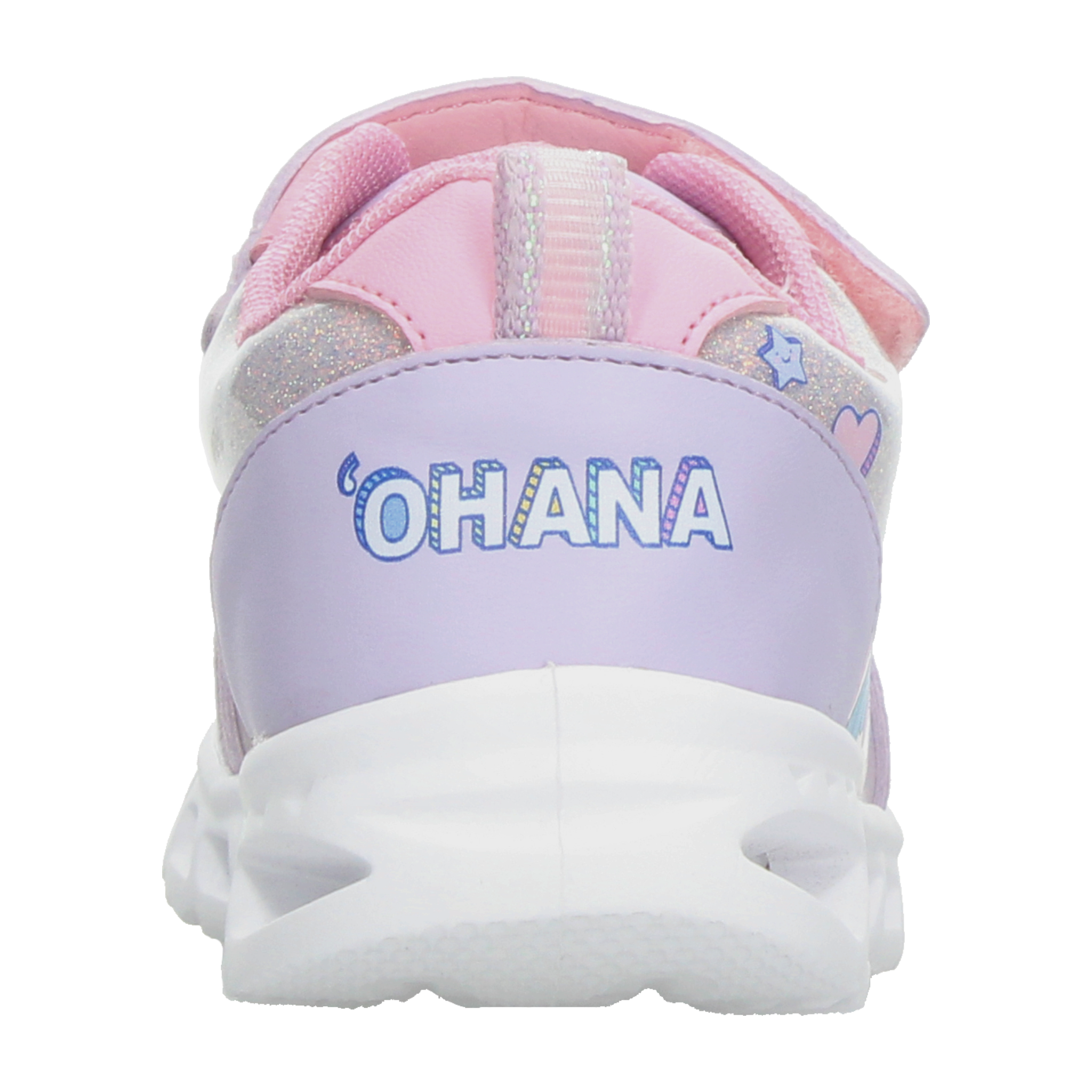 Tenis Disney Niña Lila Casual Luz Led Infantil T15-18