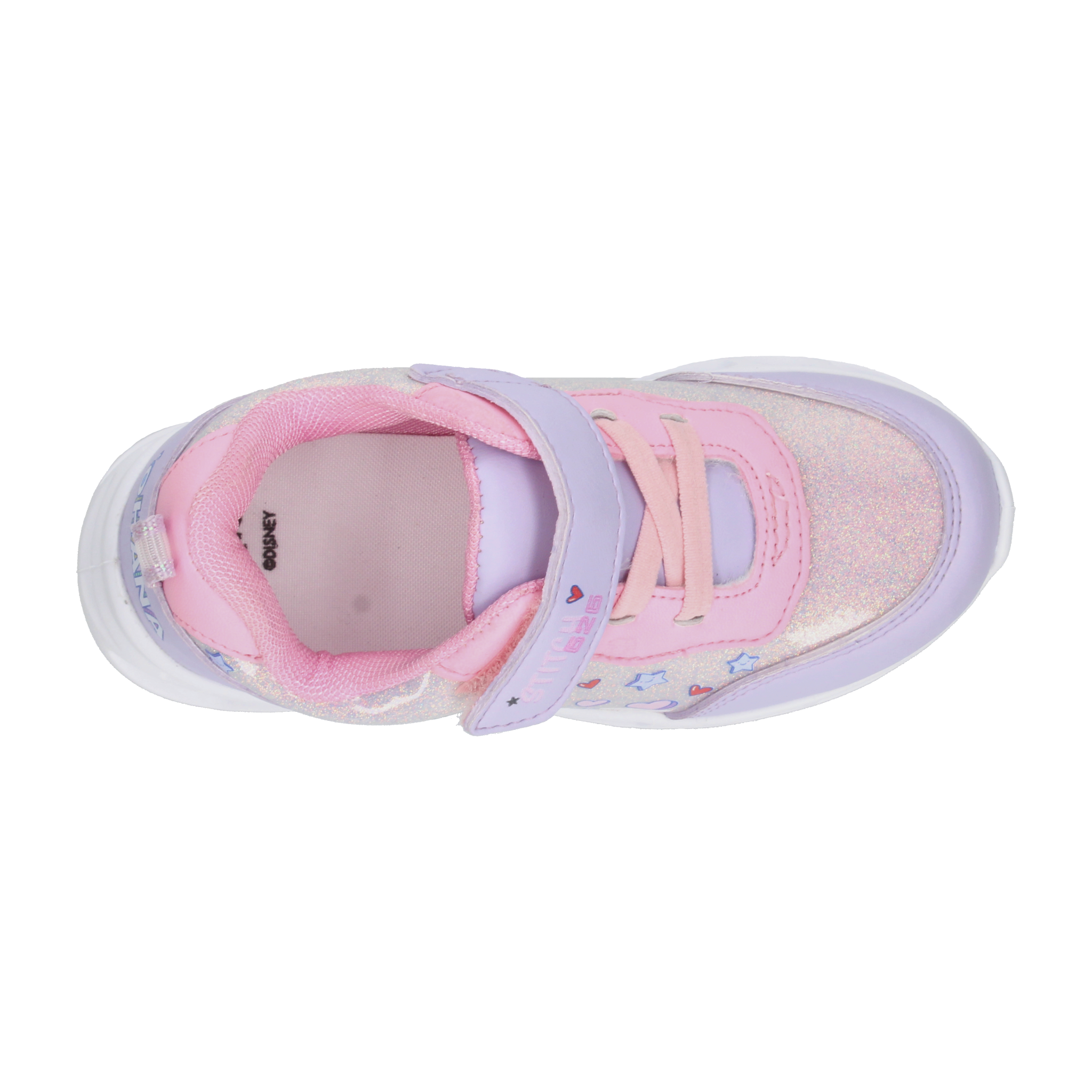 Tenis Disney Niña Lila Casual Luz Led Infantil T15-18
