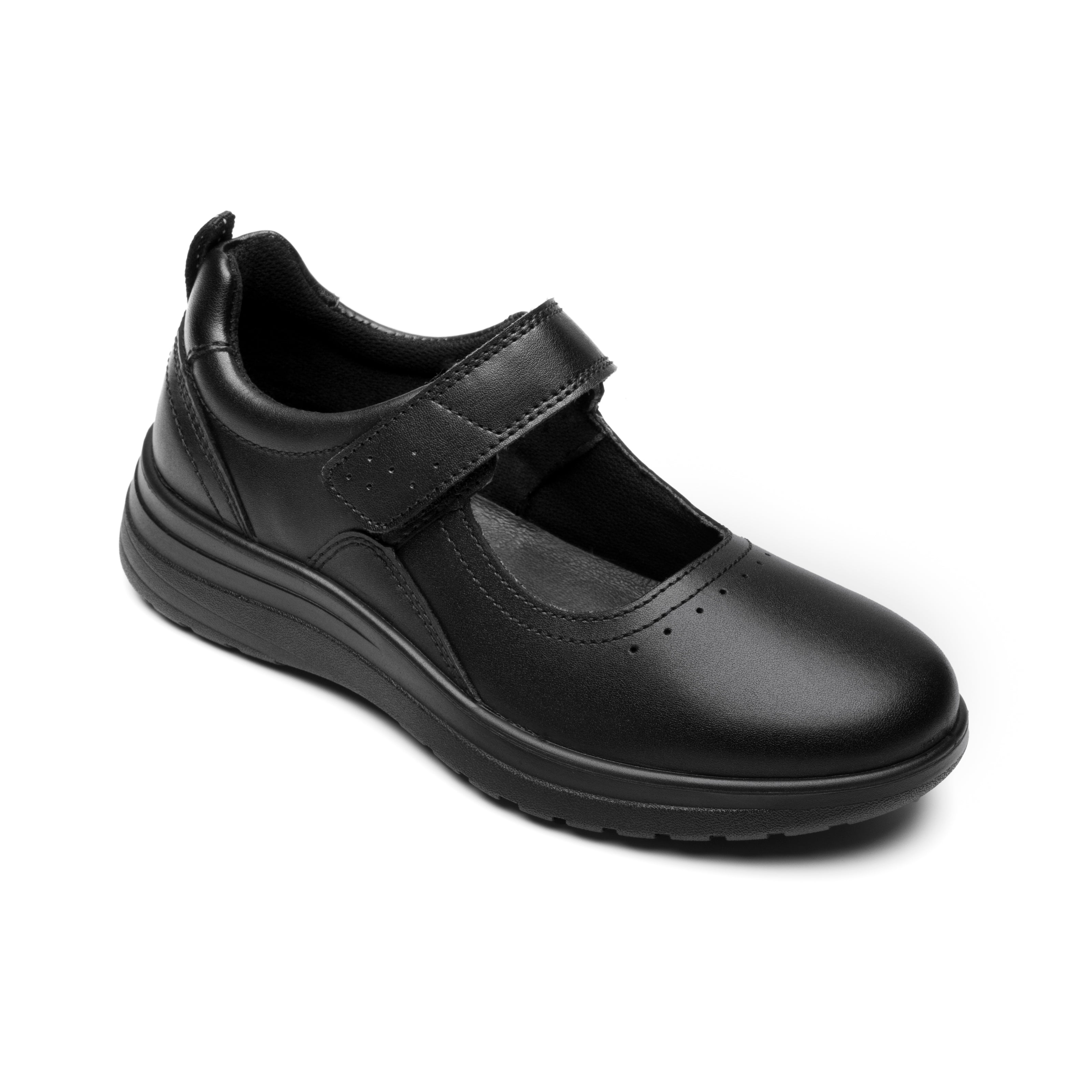 Zapato Escolar Flexi Niña Negro Escolar Infantil T17-22