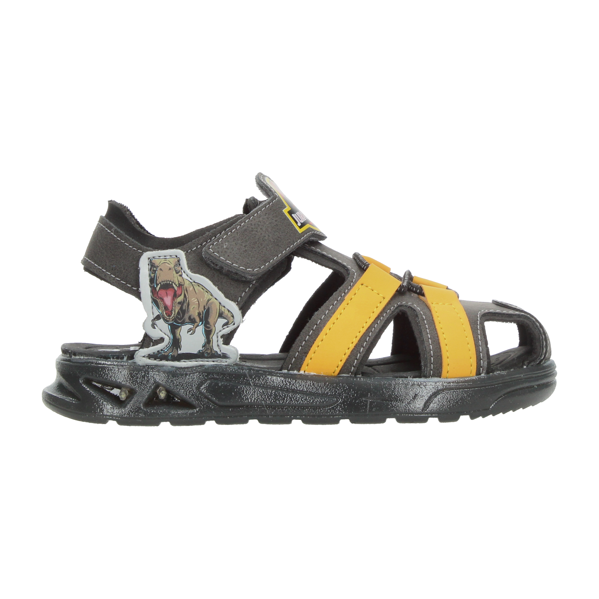Sandalias Jurassic park Niño Gris Casual Luz LEd Infantil T18-22