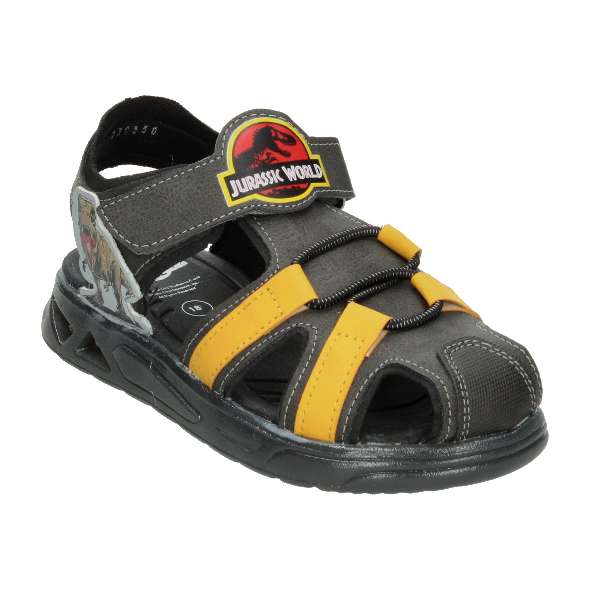 Sandalias Jurassic park Niño Gris Casual Luz LEd Infantil T18-22