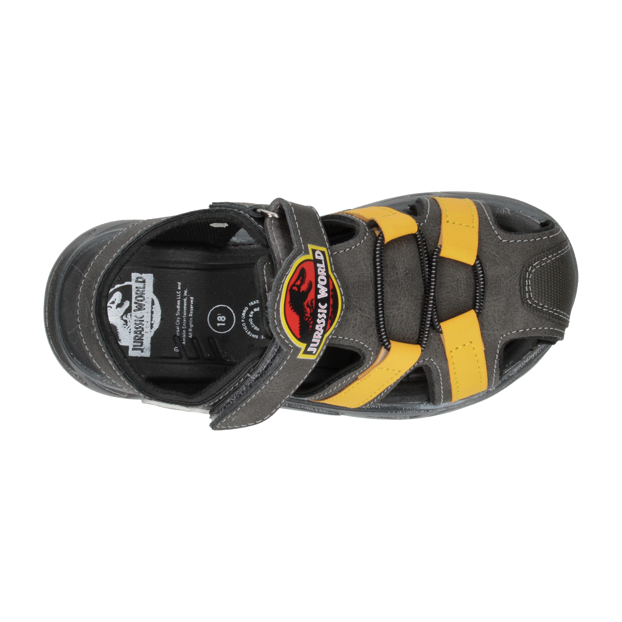 Sandalias Jurassic park Niño Gris Casual Luz LEd Infantil T18-22