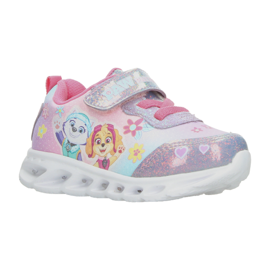 Tenis Nickelodeon Paw Patrol Niña Lila Casual Luz Led Infantil T15-18